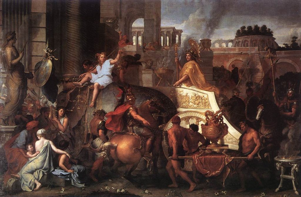 Alejandro magno batallas época antigua