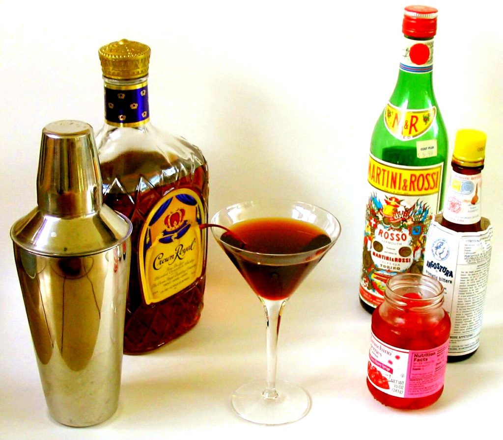 cocktail manhattan bebida bar