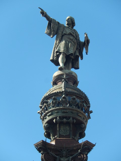 estatua de cristobal colón Barcelona