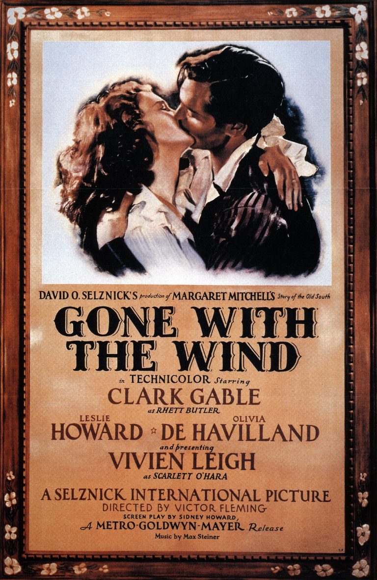 Caratula película lo que el viento se llevó cine blanco y negro