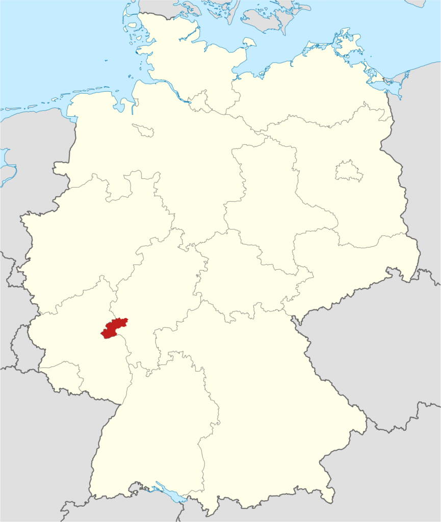mapa rheingau alemania