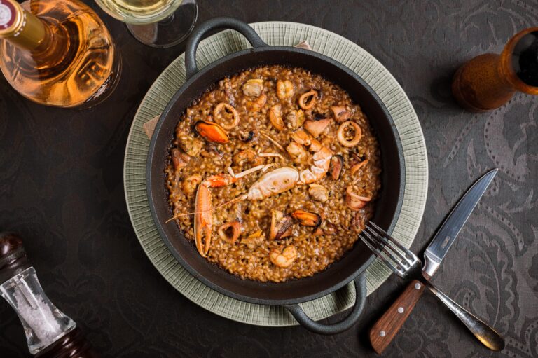 Squid paella